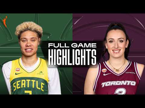 Seattle Storm vs. Toronto Tempo | FULL GAME HIGHLIGHTS | May 30, 2026