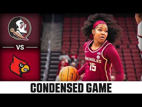 Florida State vs. Louisville Condensed Game | 2025-26 ACC Women's Basketball