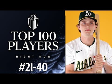 Revealing who are MLB's 21st-40th best players entering 2026 (Top 100 Players Right Now) | FULL SHOW
