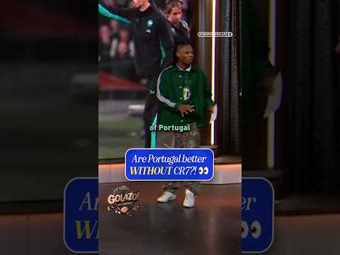 Portugal better WITHOUT Cristiano Ronaldo?! 😳