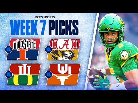 Picks for EVERY Top 25 game in College Football [Full Week 7 Predictions]