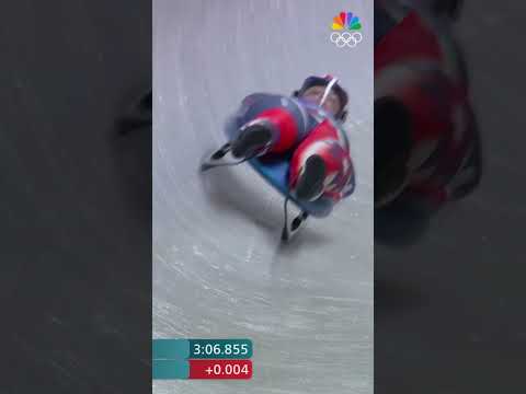 A thrilling luge women's singles final saw Ashley Farquharson win a bronze medal for USA!