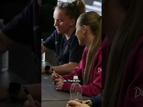 Tilly and Brooke give back to the fans ahead of the end of the season