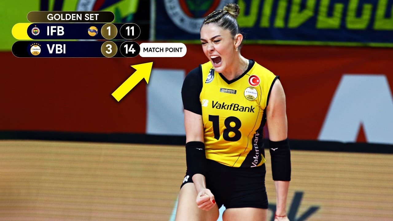 One of the Most Dramatic Golden Sets in Women's Volleyball History !!!