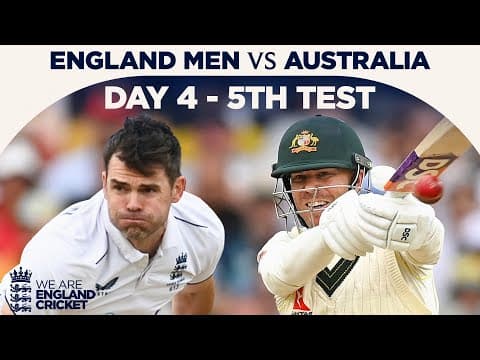 The Ashes Day Four | England v Australia 2023 5th Test