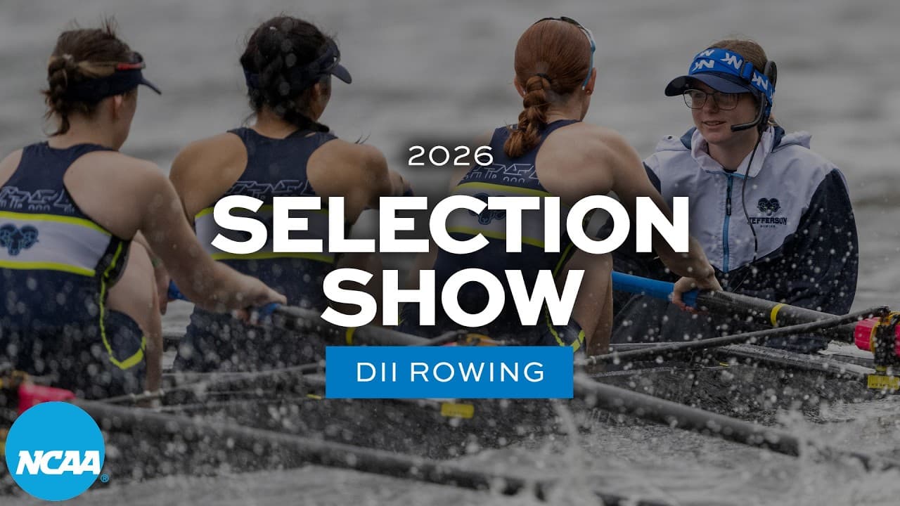 2026 NCAA DII rowing championship selection show