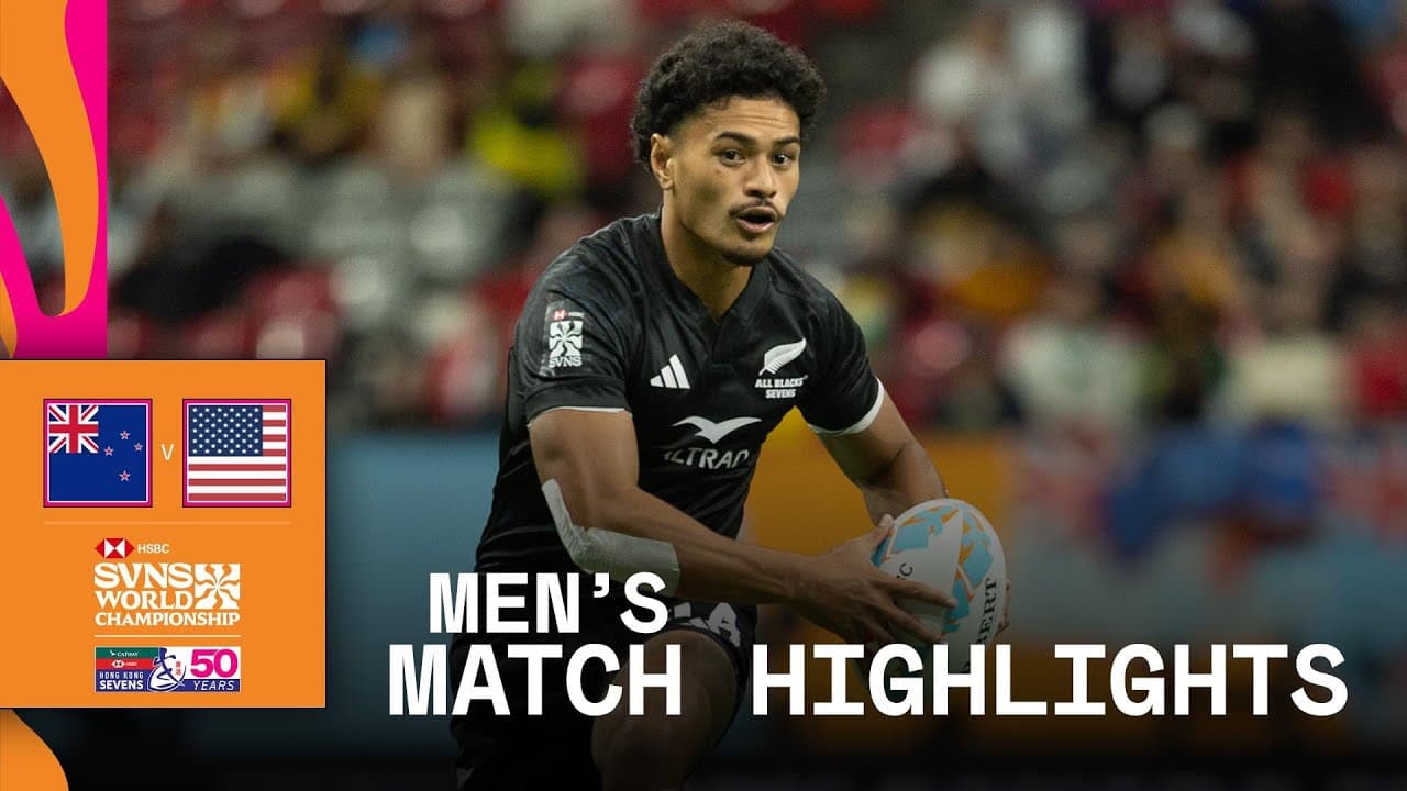 Pushed ALL THE WAY 🤏 | New Zealand v USA | HSBC SVNS Hong Kong 2026 | Match Highlights