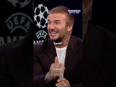 Of course David Beckham had this answer ❤️