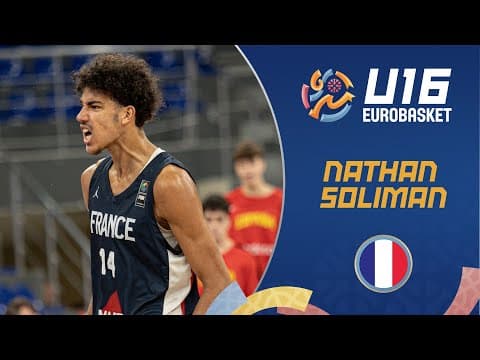 Nathan Soliman 🇫🇷 | ALL-STAR FIVE | Full Highlights | FIBA U16 Eurobasket 2025