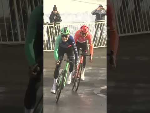 Matthew Riccitello overhauls Carlos Rodriguez to win the Queen stage of the Tour de la Provence 🙌