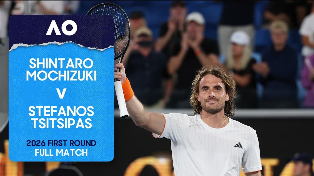 Shintaro Mochizuki v Stefanos Tsitsipas Full Match | Australian Open 2026 First Round