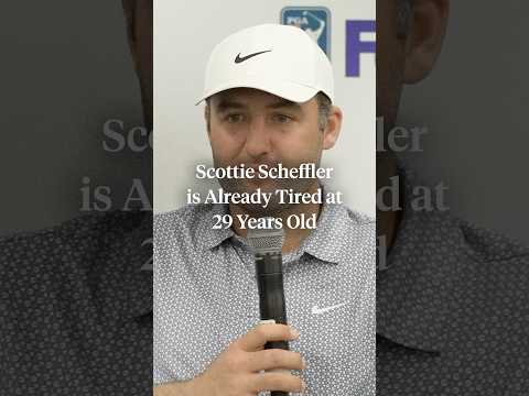 Scottie Scheffler has deep respect for Justin Rose’s game at 45 years old 🙌