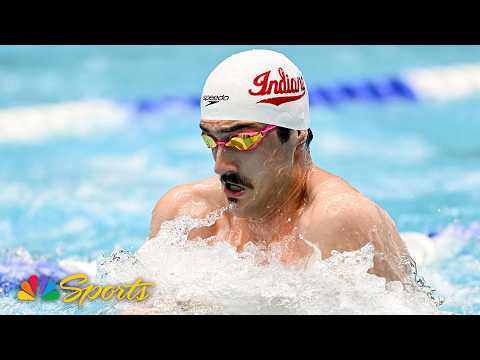 Van Mathias ROCKETS to lifetime best 50m freestyle in Indianapolis | NBC Sports