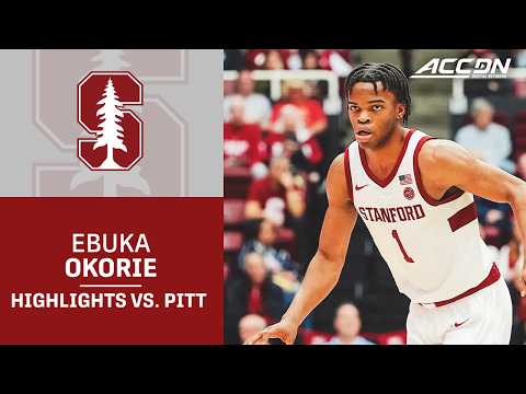 Stanford Freshman Ebuka Okorie Highlights vs. Pitt
