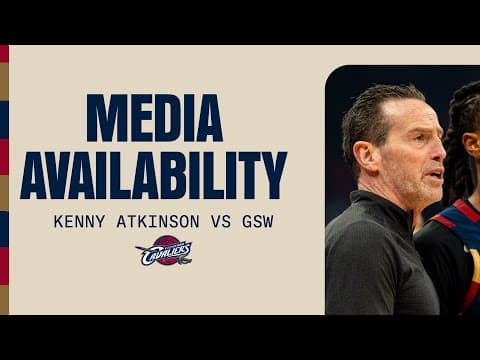Cavs vs Warriors | Kenny Atkinson Post Game | 12.06.2025