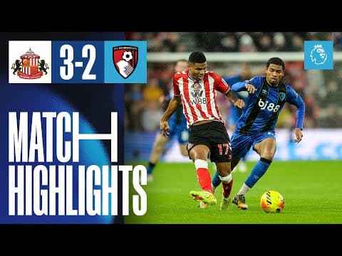Tyler Adams scores worldie in Black Cats comeback | Sunderland 3-2 AFC Bournemouth