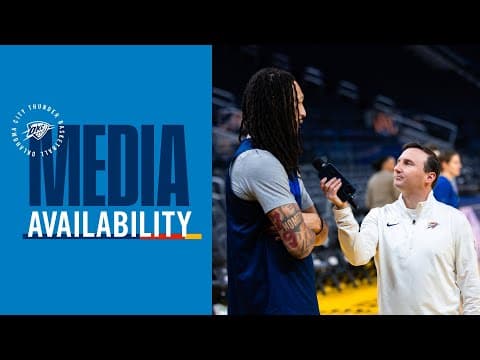 Shootaround Media + One on One with Jaylin Williams | December 2, 2025 | OKC Thunder