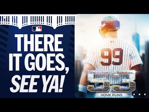 Aaron Judge powers his 53rd homer 😤 (Owns 20 of the Yankees' 49 1st-inning homers this season)