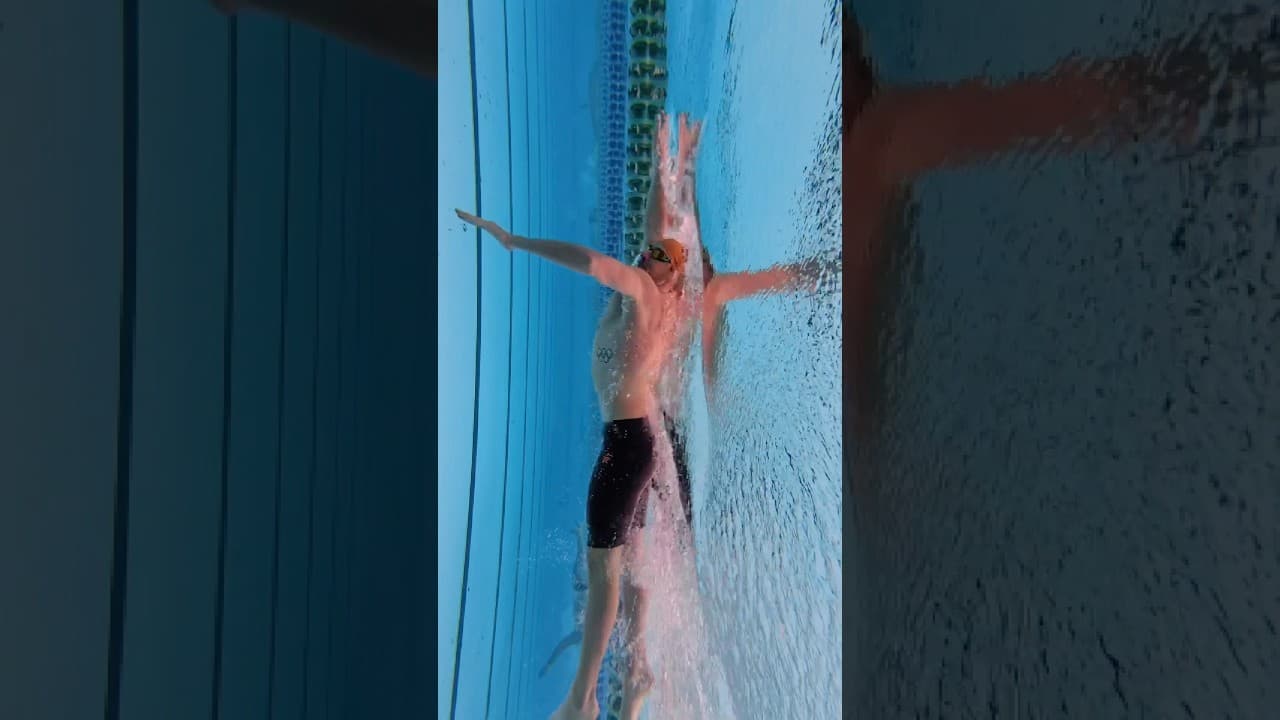 Open through the chest long through the spine and keep a little tension through your core and glutes