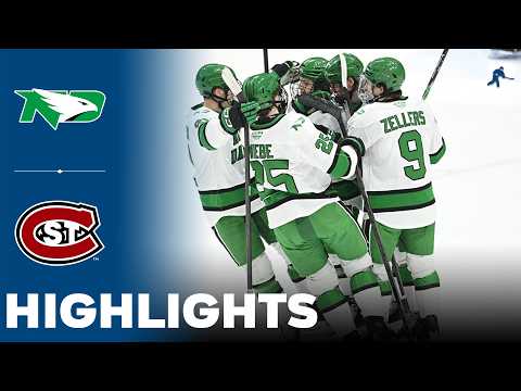 North Dakota vs St Cloud State | NCAA College Hockey | Highlights - February 21, 2026