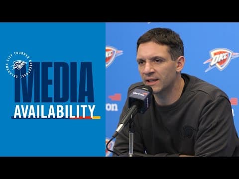 Coach Daigneault on the Thunder’s win over the Trail Blazers | Post Game Media | November 23, 2025