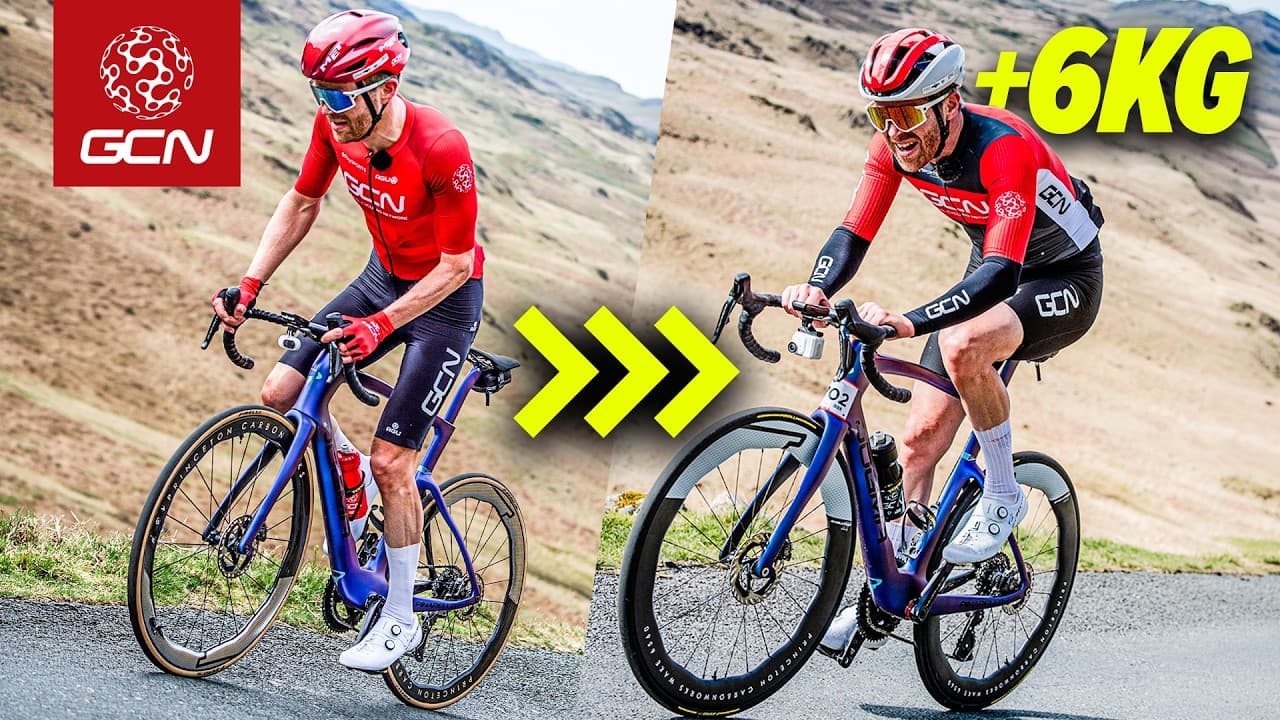 I Did The Same Hilly Gran Fondo 6kg Heavier. What Was The Difference?