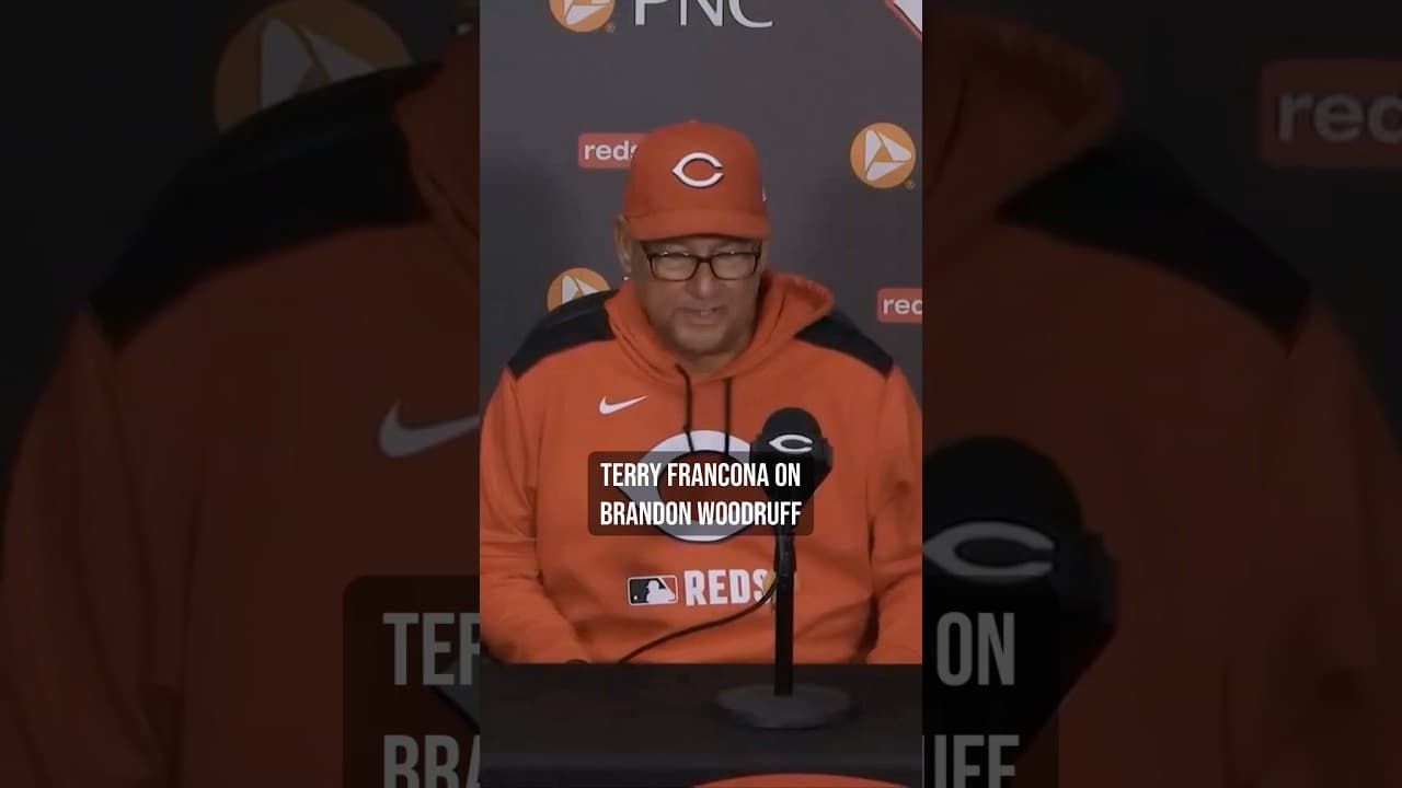 Terry Francona on the Cincinnati Reds Offensive Struggles vs Brandon Woodruff and Milwaukee Brewers