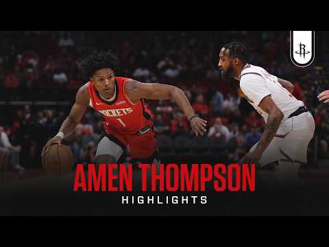Amen Thompson (16 points) Highlights vs. LA Clippers
