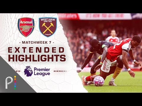 Arsenal v. West Ham | PREMIER LEAGUE HIGHLIGHTS | 10/4/2025 | NBC Sports