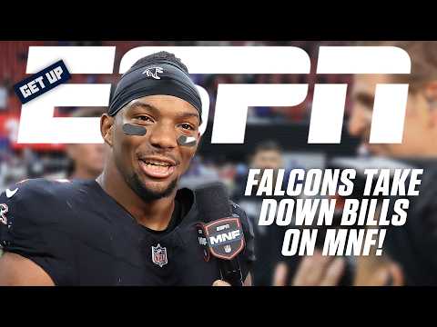 Is Bijan Robinson the BEST PLAYER IN THE NFL? 👀 Falcons win MNF + OVERREACTIONS! 🤯 | Get Up
