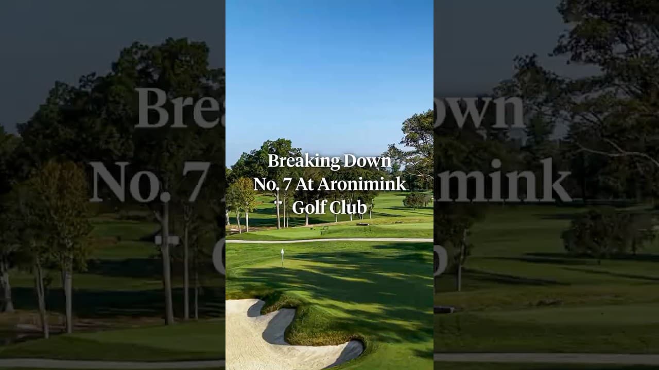 You better hit the fairway on the seventh at Aronimink. 😳