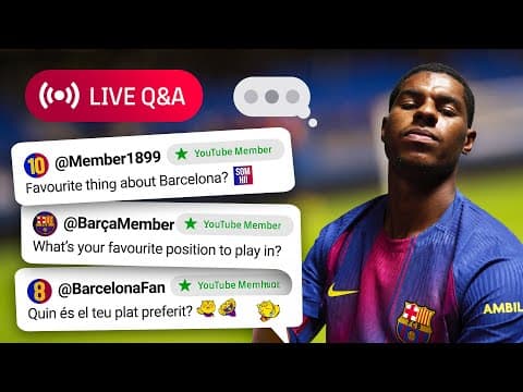 🔴 LIVE | YOU ASK, RASHFORD ANSWERS! (MEMBERS-ONLY INTERVIEW) | FC BARCELONA 🔵🔴