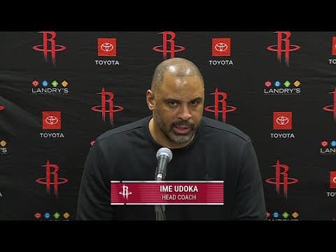 Ime Udoka with a Press Conference vs Pacers