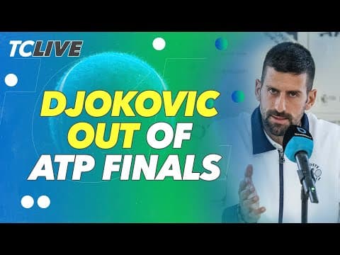 Novak Djokovic SKIPS ATP Finals 🚨 Was it the Right Decision? | TC Live