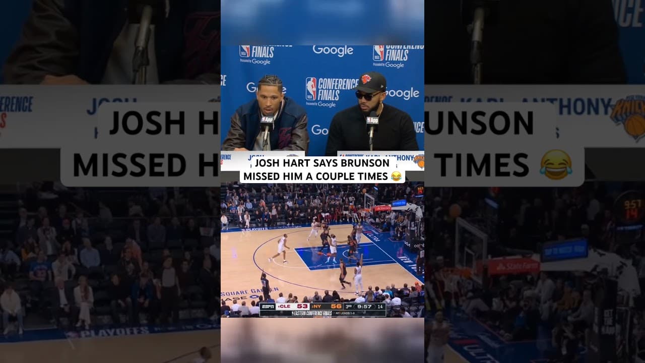 KAT talks about Brunson’s distribution in Game 2