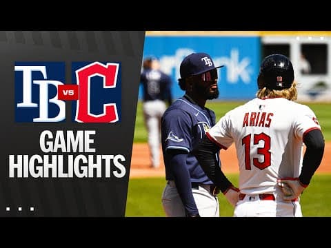Rays vs. Guardians Game Highlights (8/27/25) | MLB Highlights
