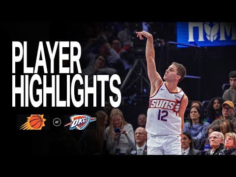 Collin Gillespie Scorers Career High 24 Points (6 3PM) Against Thunder | 11-28-25 | Phoenix Suns