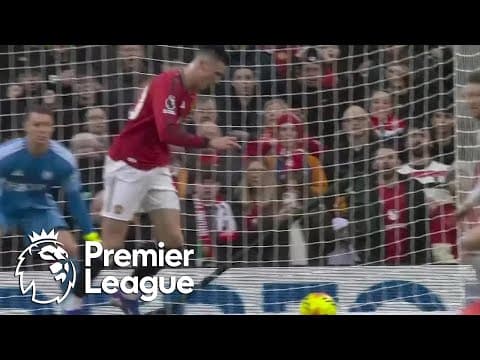 Benjamin Sesko ROCKETS Man United 3-2 ahead of Fulham in 94th minute | Premier League | NBC Sports