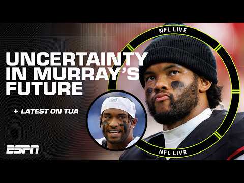 Booger McFarland says Kyler Murray's trade market is SMALL 🗣️ + A.J. Brown departing⁉️ | NFL Live