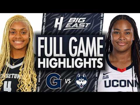 Georgetown vs UConn - FULL GAME HIGHLIGHTS | February 26, 2026 | BIG EAST Women’s Basketball