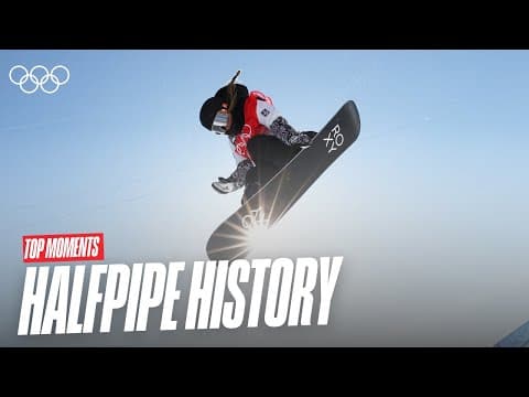 The Last Seven Women's Halfpipe Gold Medallists 🏂🥇 | Olympic History in Snowboarding | Top Moments