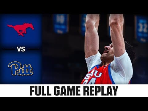 SMU vs. Pitt Full Game Replay | 2025-26 ACC Men's Basketball