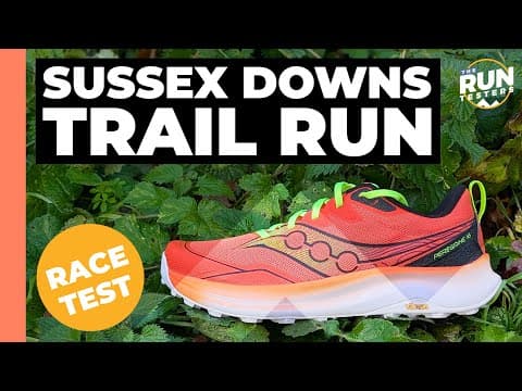 Saucony Peregrine 16 Race Test | A Very Muddy Day at the Sussex Downs Trail Race Half Marathon