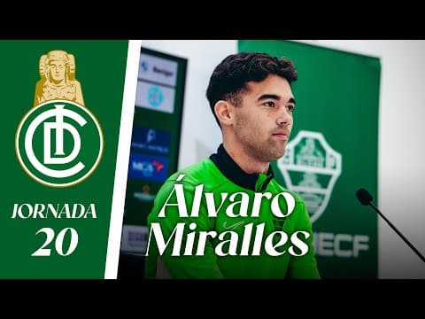 RUEDA DE PRENSA | Álvaro Miralles habla sobre el Orihuela CF - Elche Ilicitano | Jornada 20