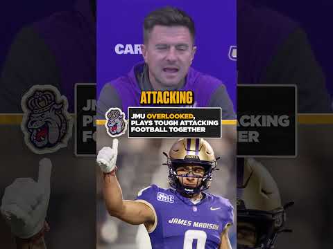 JMU is built on toughness, an attacking mindset, and playing for one another 💪🏈 #JMU #CFB #CFP