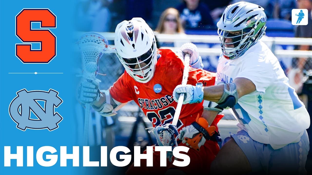 Syracuse vs North Carolina | NCAA College Lacrosse | Highlights - May 16, 2026