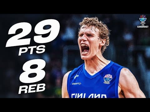 Lauri Markkanen Leads Finland In STUNNING Win vs Serbia | EuroBasket 2025 | September 6, 2025