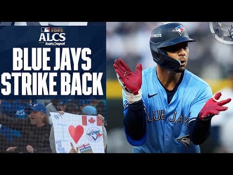 Blue Jays retaliate in the 3rd! Andrés Giménez's FIRST Postseason homer was a BIG one 💪