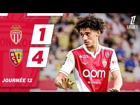 Résumé AS Monaco - RC Lens - 12ème journée