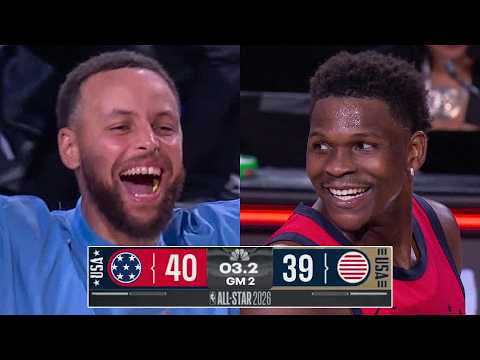 WILD ENDING USA Stars vs USA Stripes | 2026 NBA All-Star Game